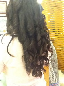 WOWW TONGGSS and manic CURLS BLOW DRY!
