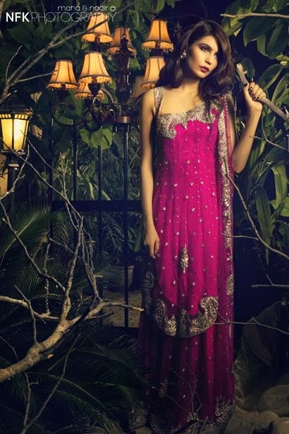 PERSHE By Kauser Humayun Party Wear Dresses for Women 2014-2015-StylesGap.com- (7)