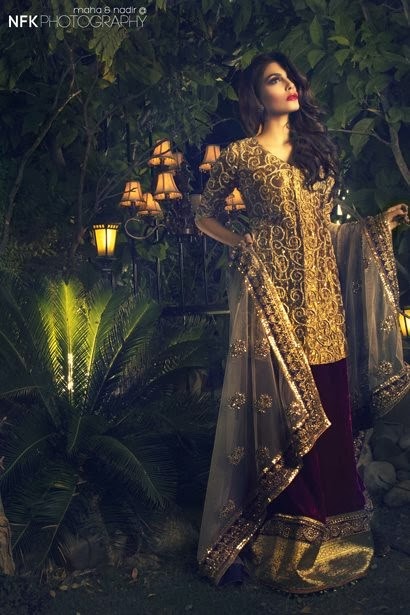 PERSHE By Kauser Humayun Party Wear Dresses for Women 2014-2015-StylesGap.com- (8)