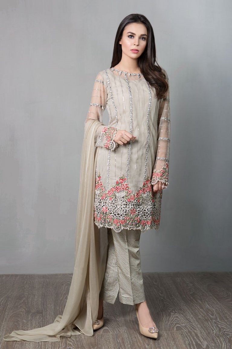 Latest Maria B Pret Stitched Summer Dresses Designs 201819 Collection