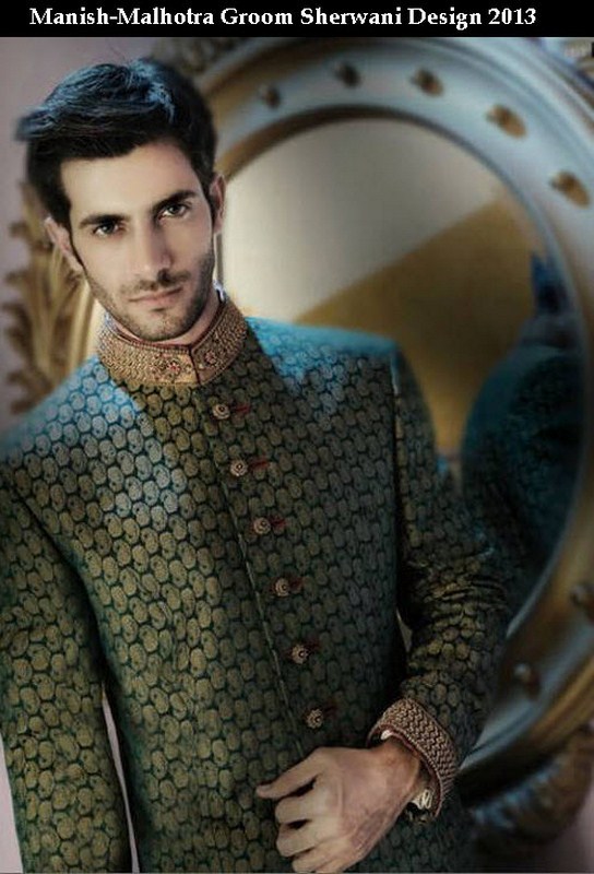 Latest Sherwani Designs for Weddings and Parties 2014-2015 (1)