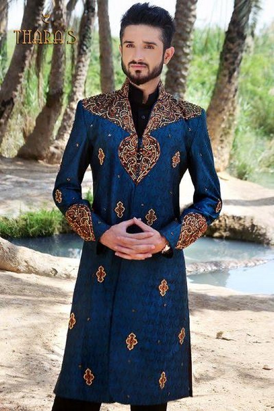 Latest Sherwani Designs for Weddings and Parties 2014-2015 (7)