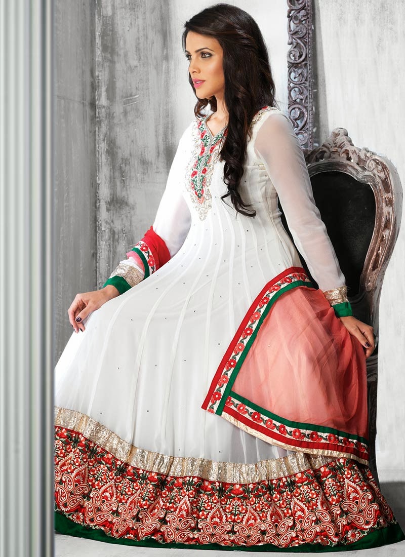 Indian Angrakha and Anarkali Frocks Designs 2014-2015-www.Stylesgap.com- (14)