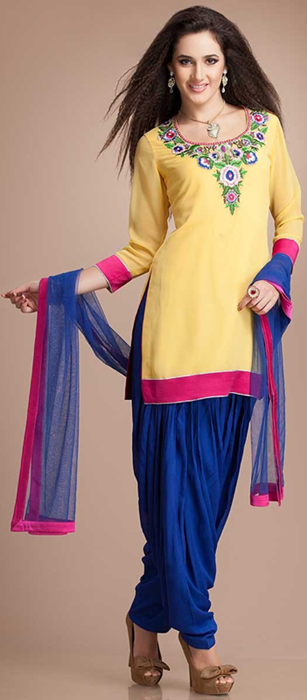 Indian Patiala Salwar Kameez Punjabi Suits 2014-2015 (5)