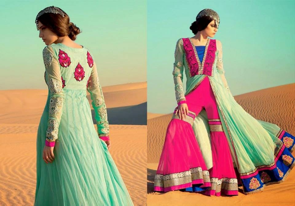Latest Asian, Indian and Pakistan Designer Salwar kameez Dresses for women 2014-2015 (4)