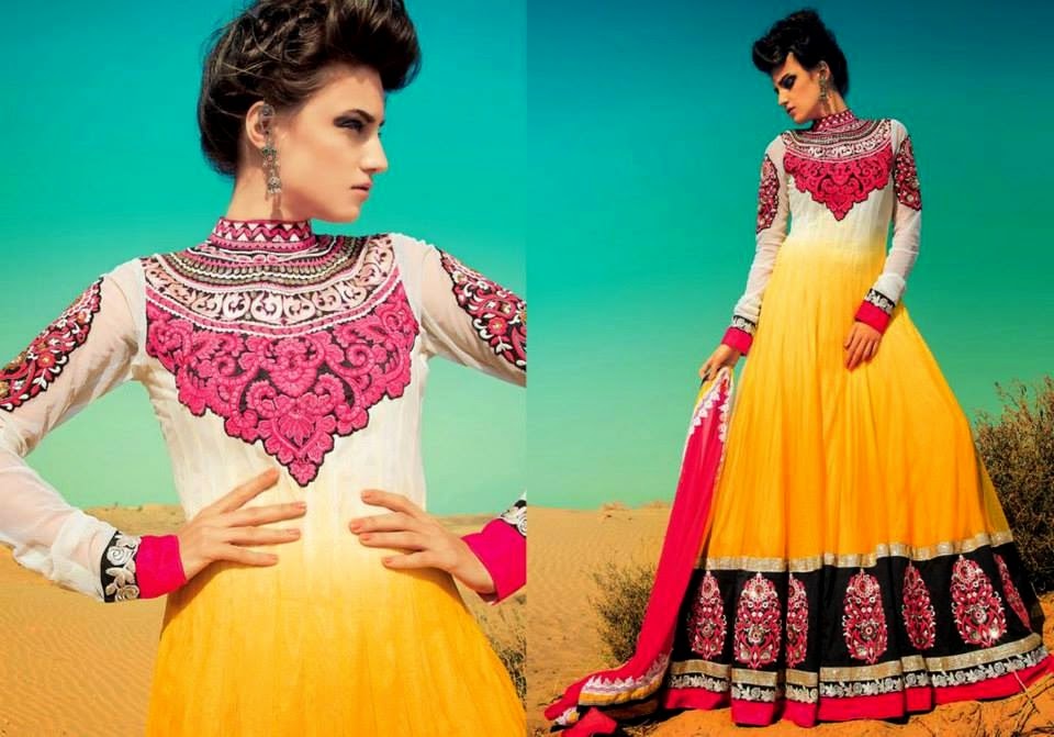 Latest Asian, Indian and Pakistan Designer Salwar kameez Dresses for women 2014-2015 (5)