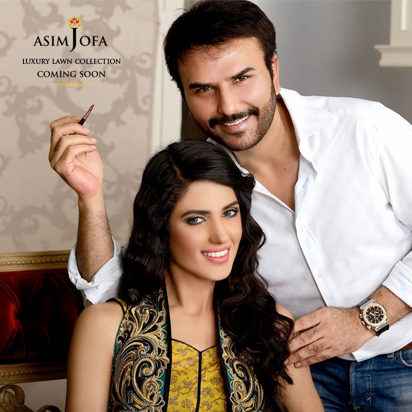 Asim Jofa Luxury Embroidered Lawn Formal dress Summer Collection 2014-2015 (6)