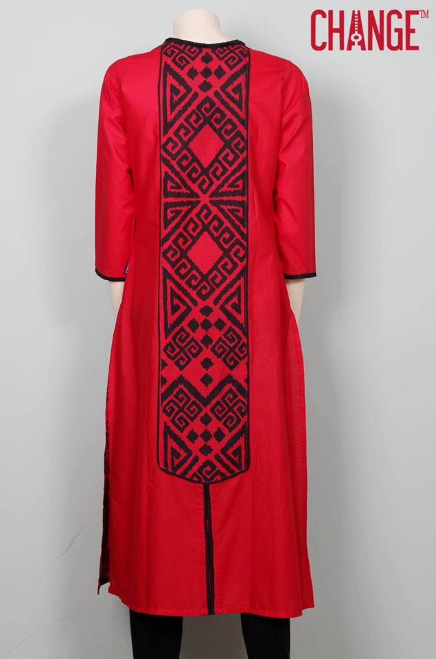 Stylish & Colorful Midsummer Season Kurti wear Dresses Designs for Women by Change 2014-2015 (3)
