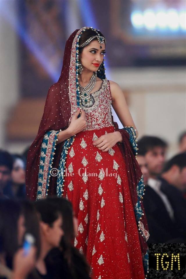 Zainab Chothani Latest Bridal collection 2014-2015 Pantene Bridal Couture week 2014 (3)