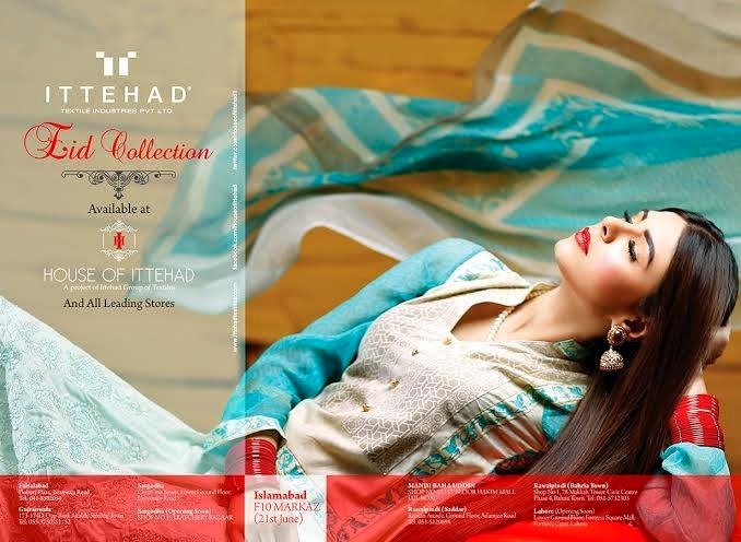 House Of Ittehad Latest Summer Eid Wear Formal Dresses Collection for Women 2014 (5)