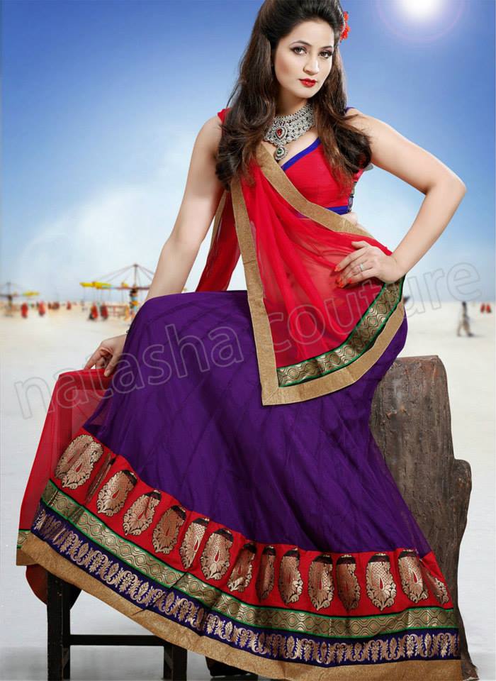 Latest Designs of Party & Wedding Formal Lehenga Choli Dresses collection for women 2014-2015 (11)