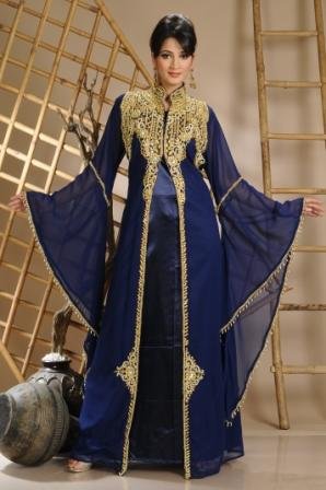 New Arabic bridal Dresses collection and hijabs for Muslim Women 2014-2015 (4)