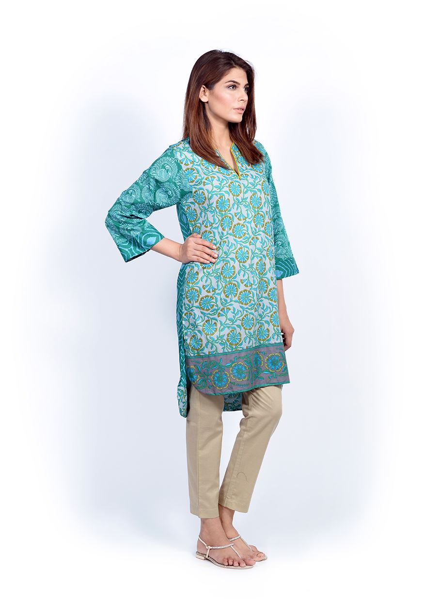 Sana Safinaz Printed & Embroidered Kurtas 2016-2017 Eid Collection (12)