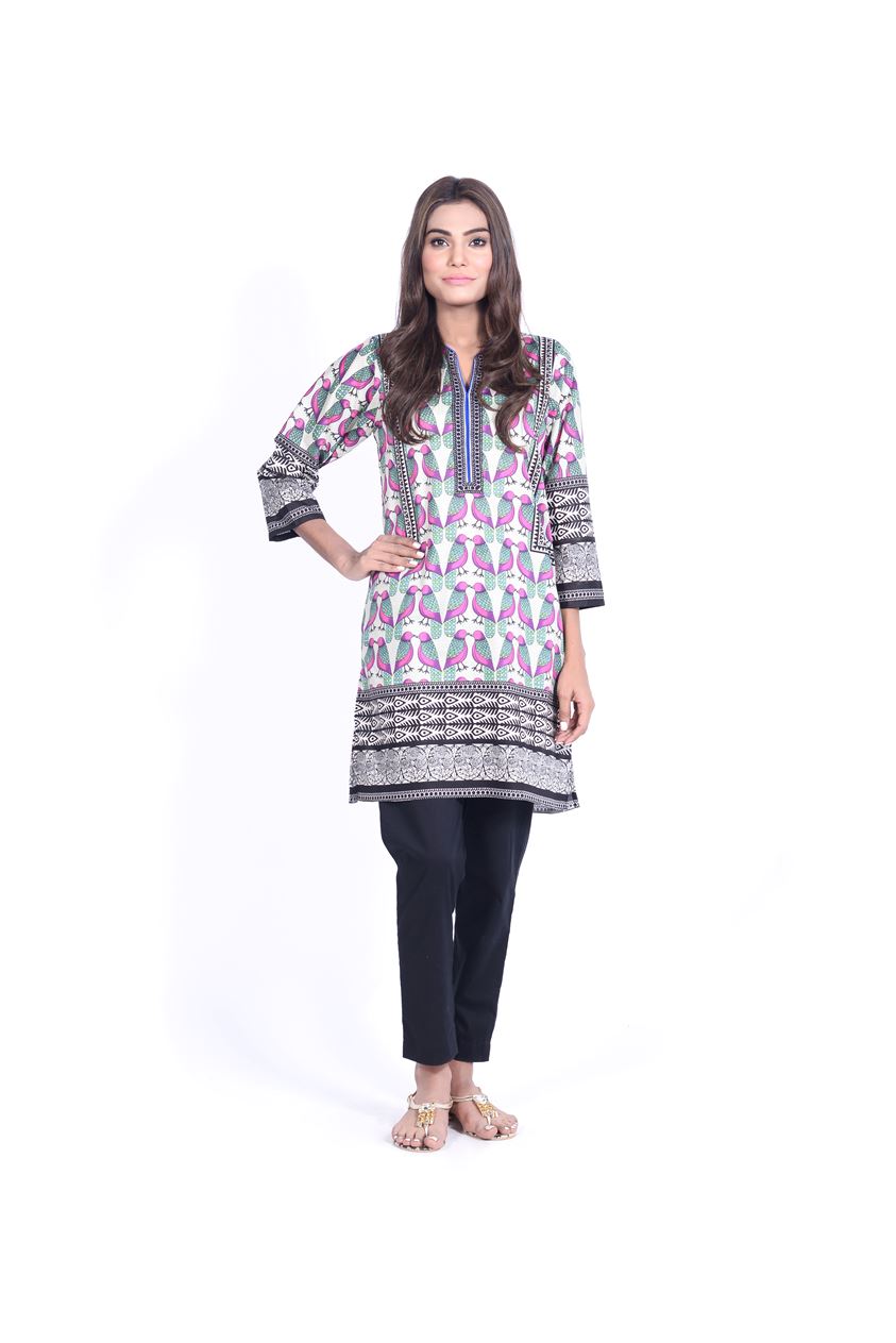 Sana Safinaz Printed & Embroidered Kurtas 2016-2017 Eid Collection (5)