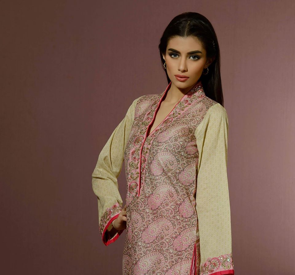 Alkaram Studio Latest Collection of Stylish and Best Eid Dresses for Women 2014-2015 (1)