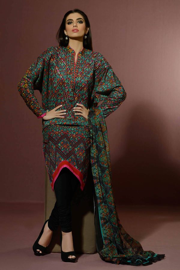 Alkaram Studio Latest Collection of Stylish and Best Eid Dresses for Women 2014-2015 (4)