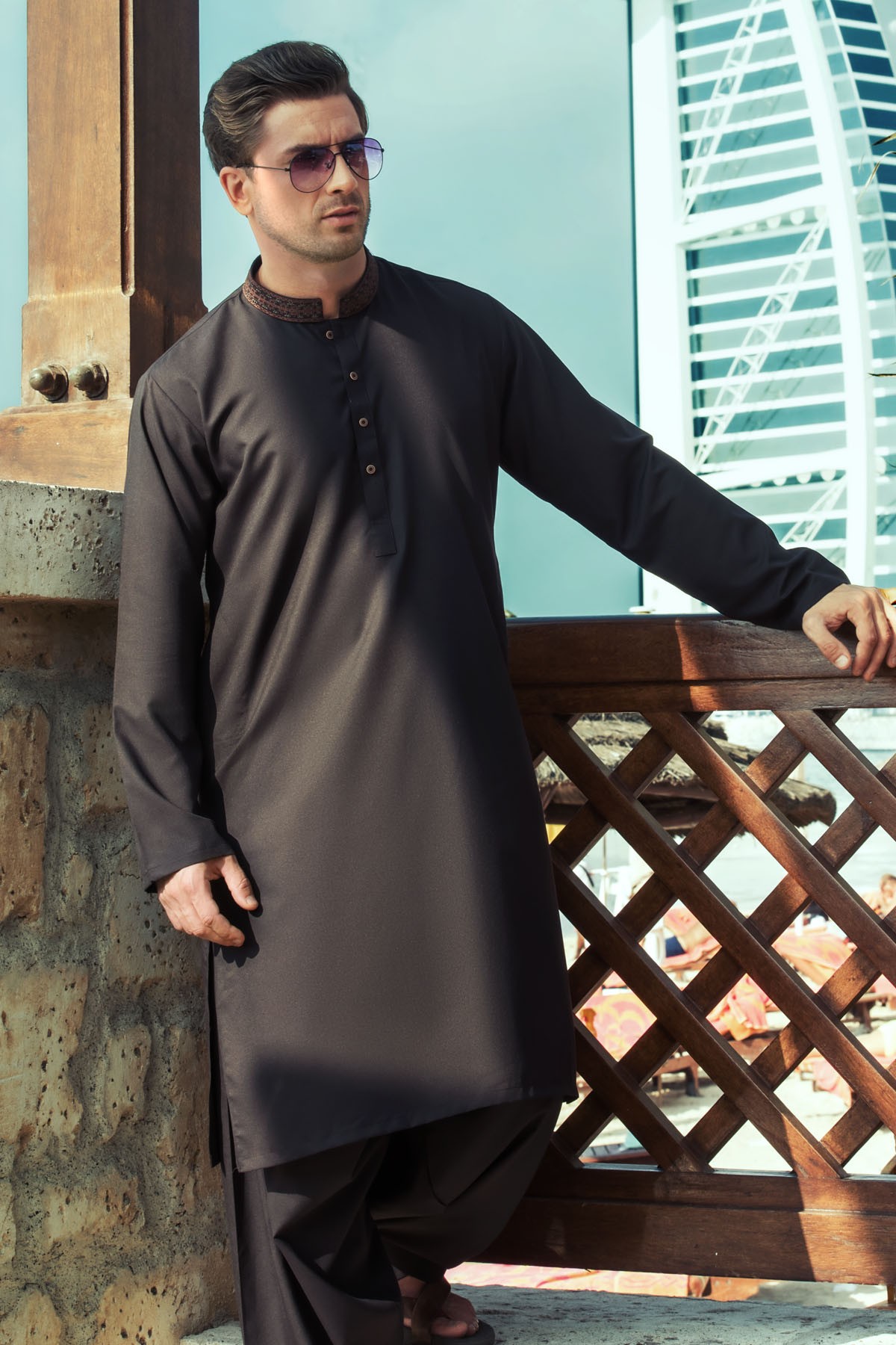 Latest Bonanza Men Kurtas & Shalwar Kameez Eid Collection 2016-2017 (4)