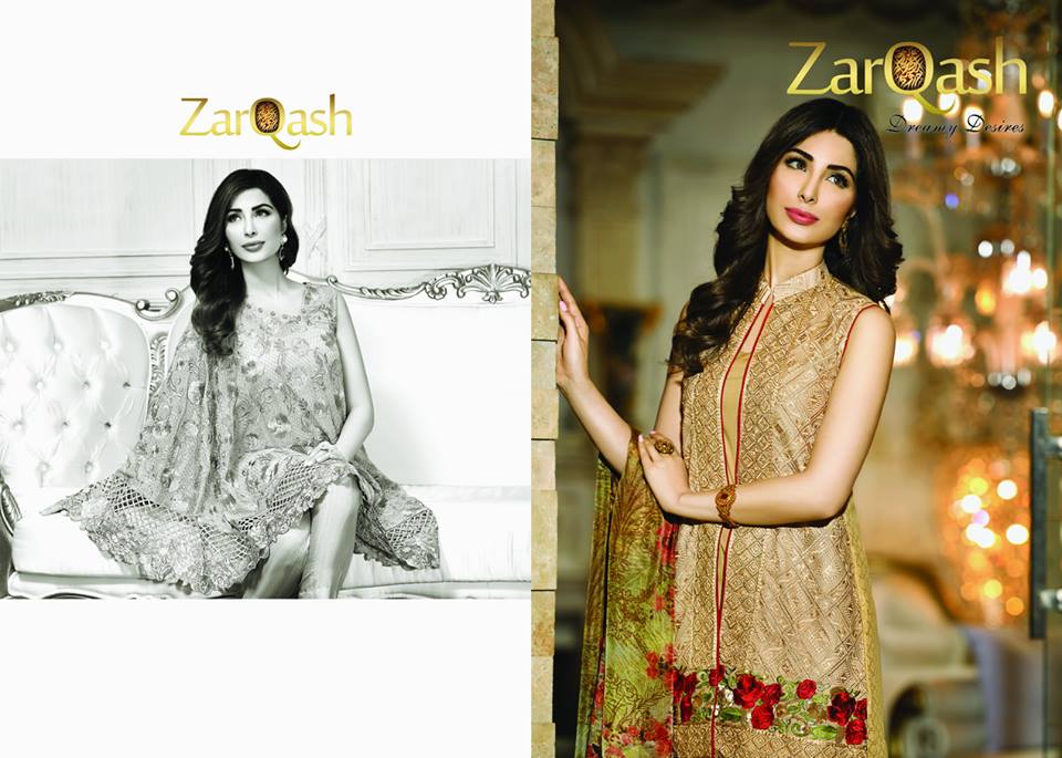 Zarqash Luxury Chiffon Suits Dreamy Desires Eid Collection 2016-2017 (8)