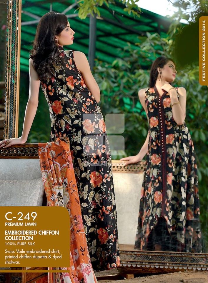Women Latest Collection of Formal Wear Fancy * Embroidered Festive Dresses By Gul Ahmed  (4)