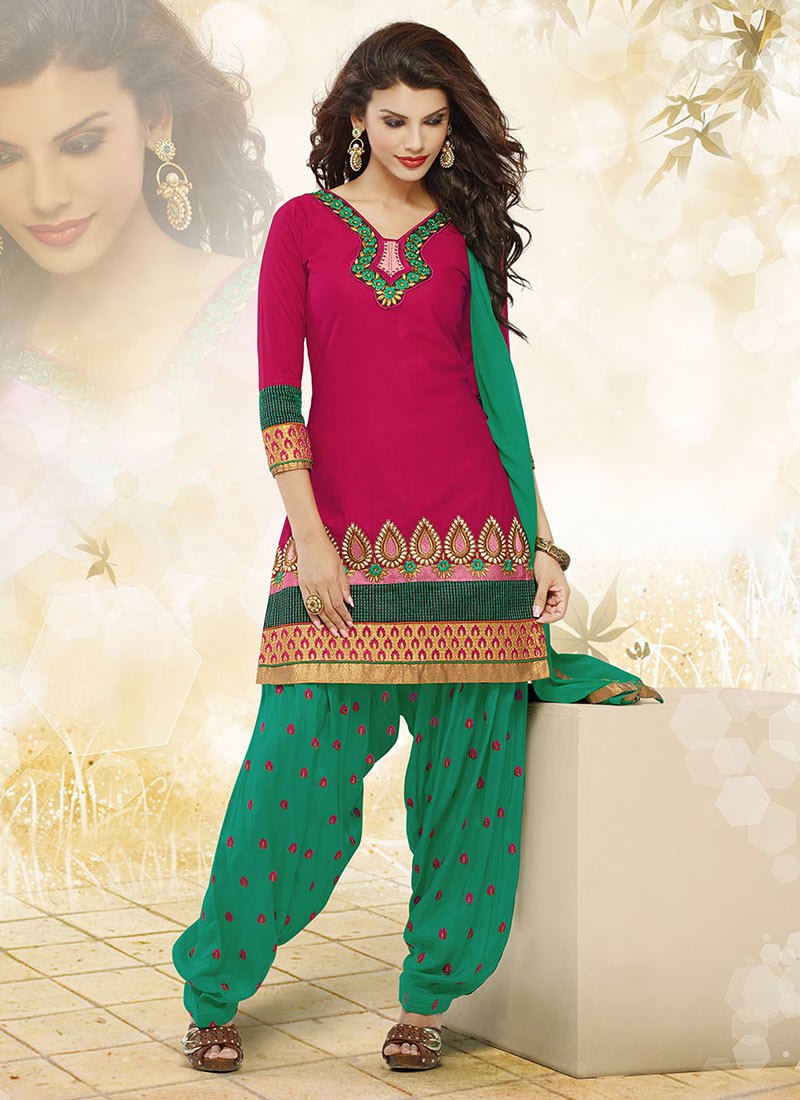 Latest Punjabi Patiala Salwar Kameez Designs Collection