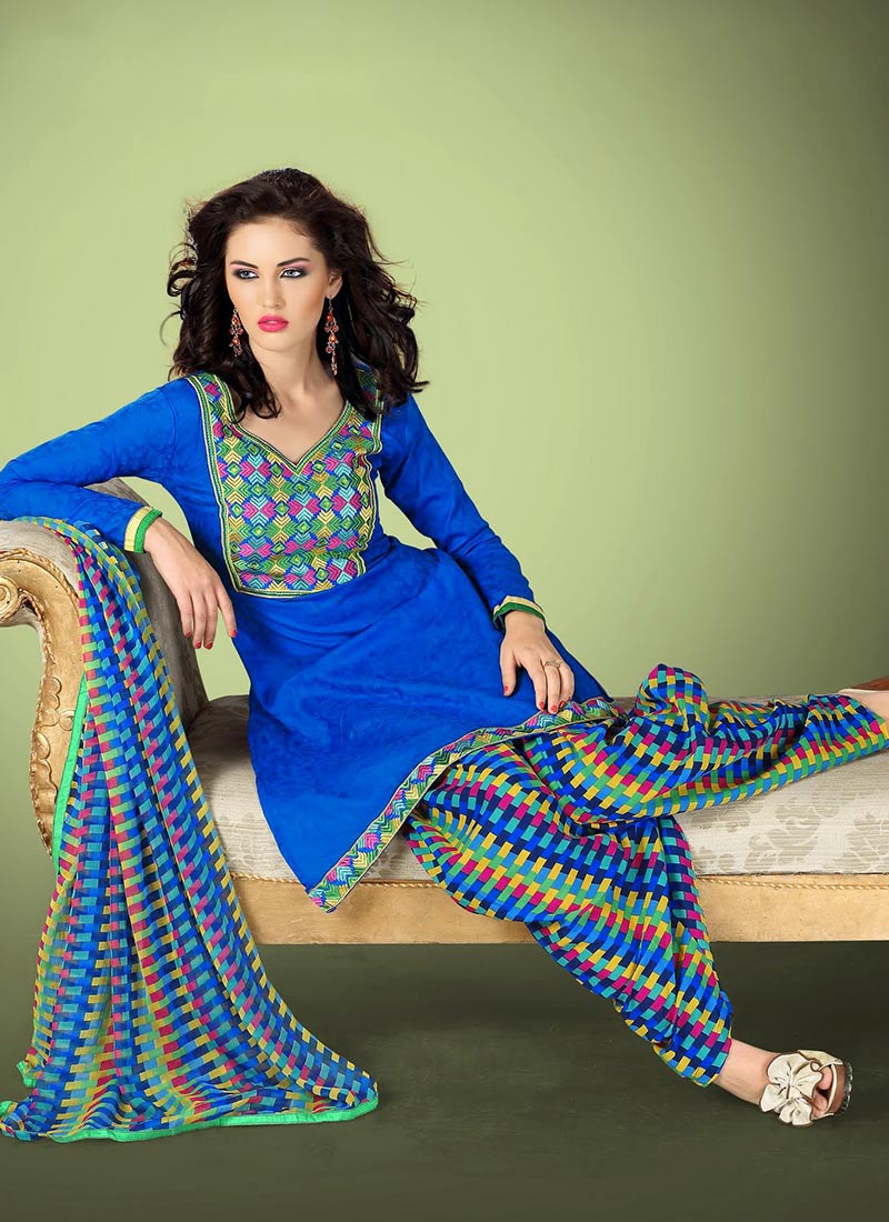 Latest Fashion of Designer Punjabi Dresses & Patiala Salwar Kameez Suits for Women (2)