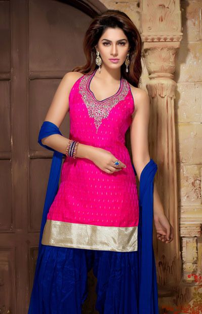 Latest Fashion of Designer Punjabi Dresses & Patiala Salwar Kameez Suits for Women@stylesgap (17)