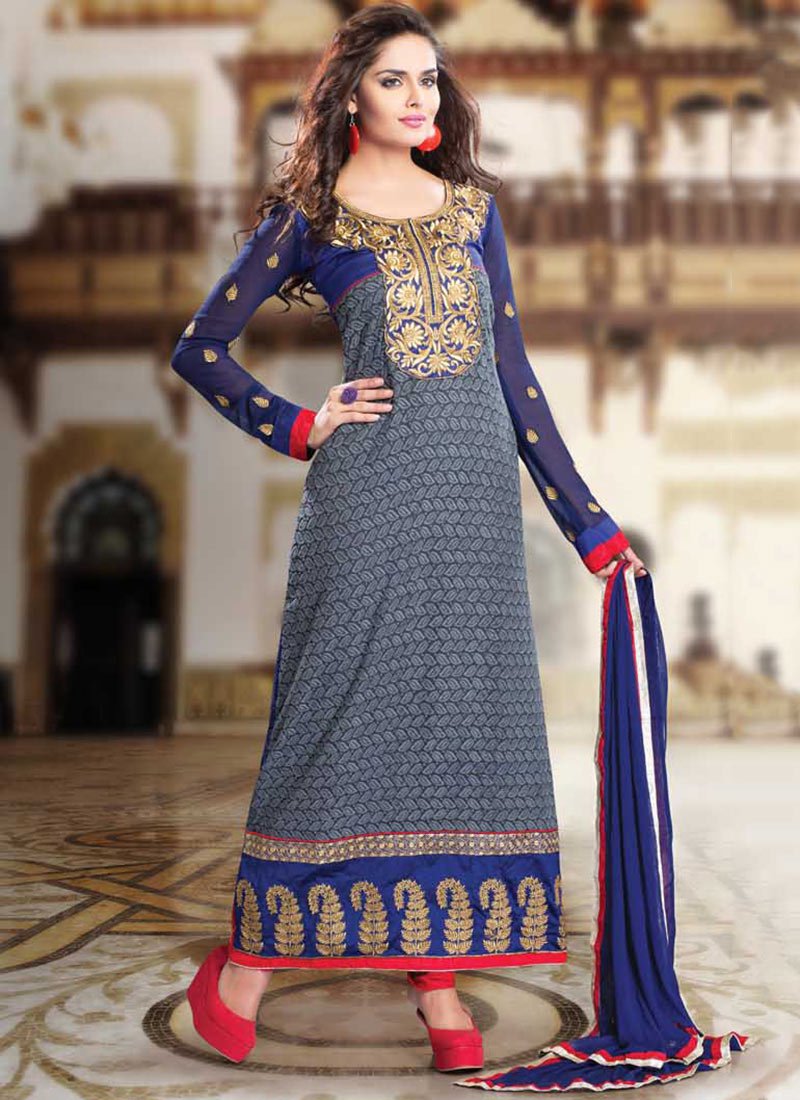 Latest Indian Ethnic Wear Dresses & Stylish Suits Formal Collection for Women  (21)