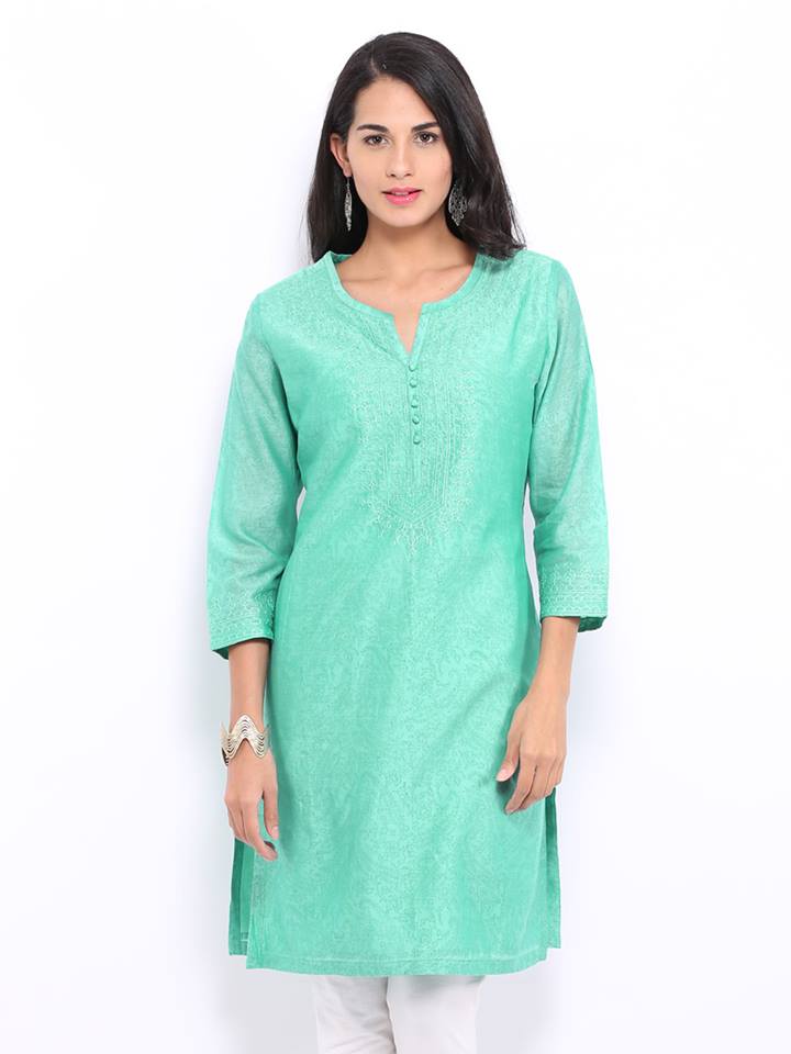 Latest Women Best Kurti Designs Collection For Winter by Fabindia 2015-2016 (10)