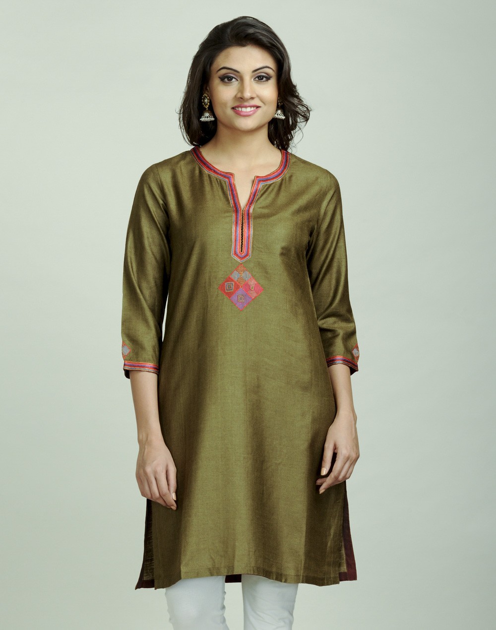 Latest Women Best Kurti Designs Collection For Winter by Fabindia 2015-2016 (25)