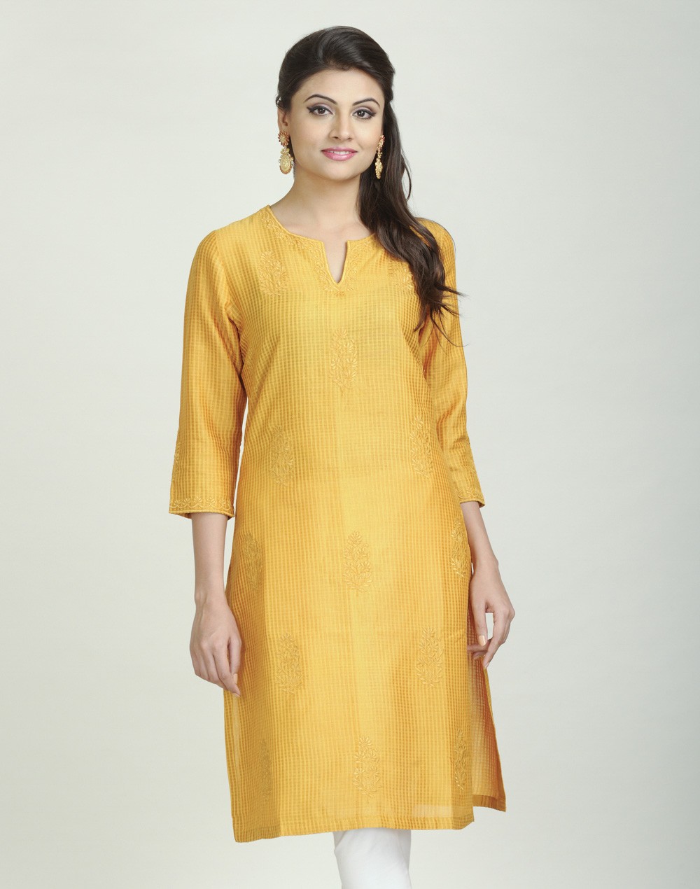 Latest Women Best Kurti Designs Collection For Winter by Fabindia 2015-2016 (26)