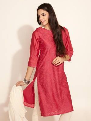 Latest Women Best Kurti Designs Collection For Winter by Fabindia 2015-2016 (3)