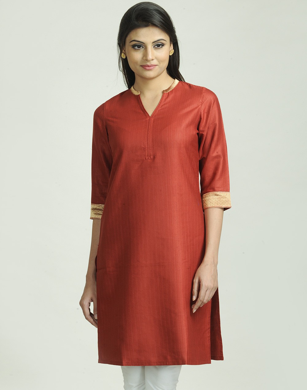 Latest Women Best Kurti Designs Collection For Winter by Fabindia 2015-2016 (34)