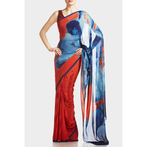New Satya Paul Best Indian Designer Saree Collection for Women 2015-2016 (19)