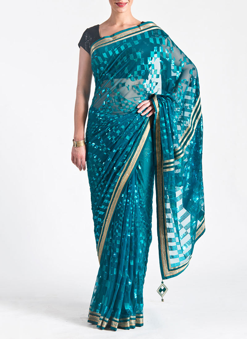 New Satya Paul Best Indian Designer Saree Collection for Women 2015-2016 (35)