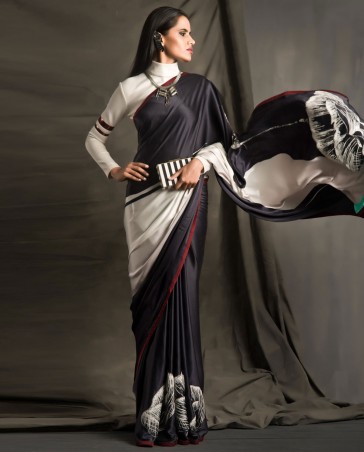 New Satya Paul Best Indian Designer Saree Collection for Women 2015-2016 (5)
