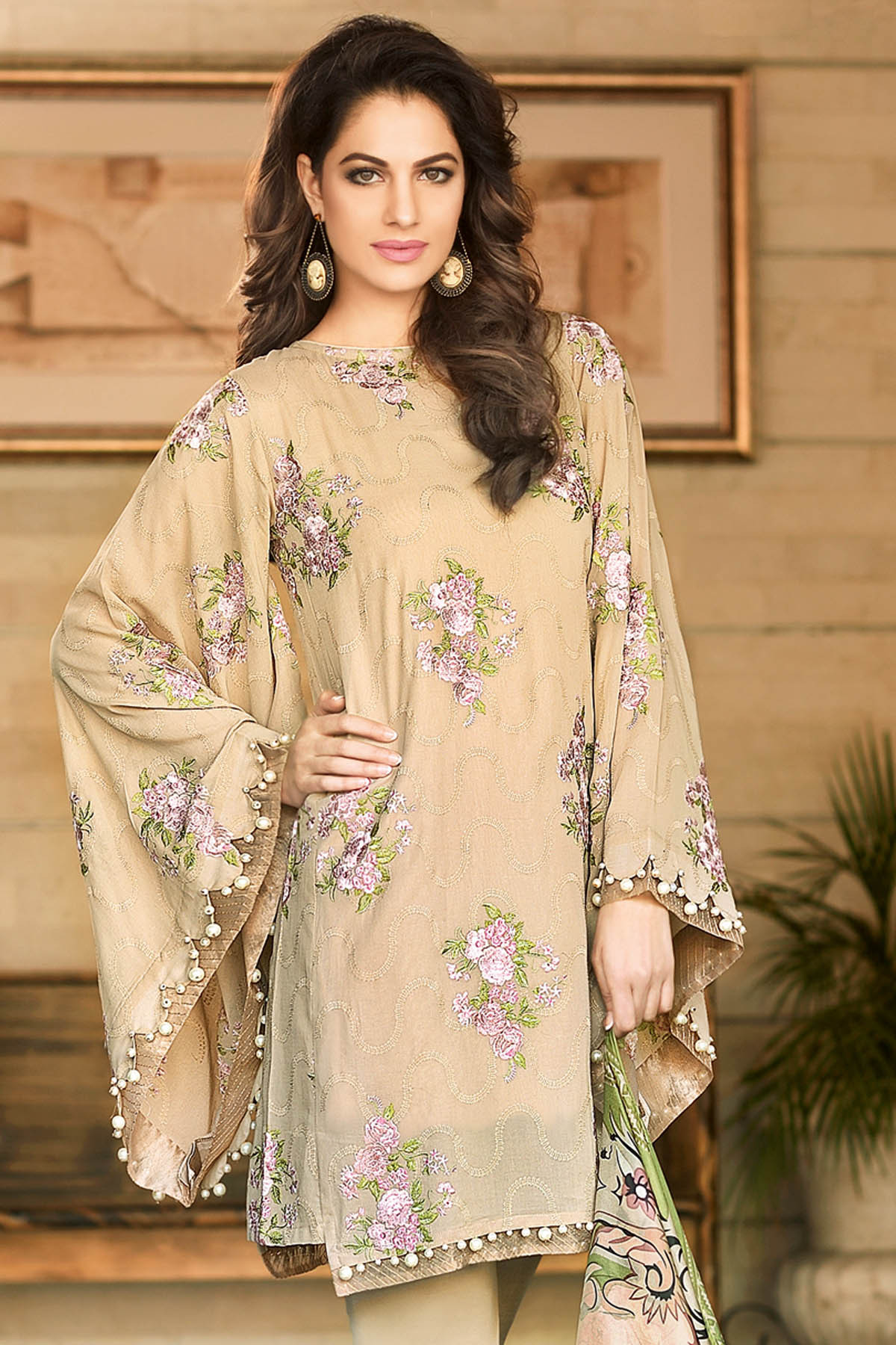 Gul Ahmed Summer Formal Dresses Silk & Chiffon Premium Collection 2017-18 (6)