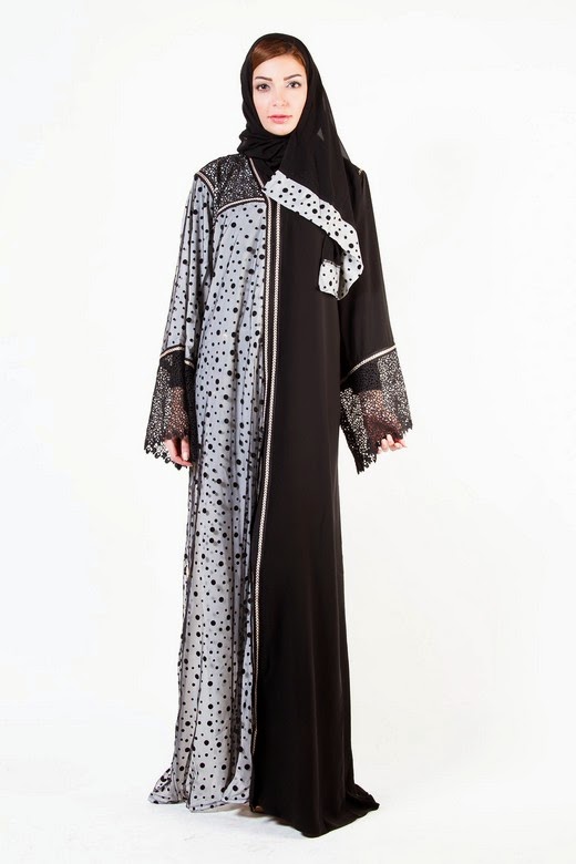 Latest Arabian Abaya Designs with Hijab Collection for Women 2015-2016 (16)