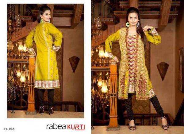 Rabea By Shariq Textile Latest Women Kurtis Tunics Designs Collection 2015-2016 (15)