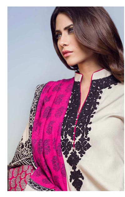 Sana Safinaz Latest Designer Winter Shawl Dresses Collection 2014-2015 for Women (15)