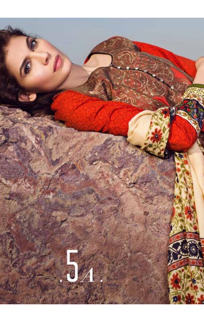 Sana Safinaz Latest Designer Winter Shawl Dresses Collection 2014-2015 for Women (16)