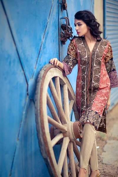 Sana Safinaz Latest Designer Winter Shawl Dresses Collection 2014-2015 for Women (28)