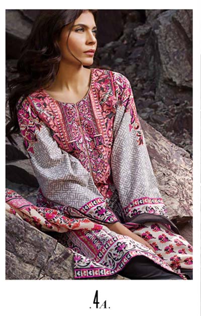 Sana Safinaz Latest Designer Winter Shawl Dresses Collection 2014-2015 for Women (4)