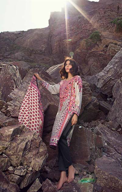 Sana Safinaz Latest Designer Winter Shawl Dresses Collection 2014-2015 for Women (5)