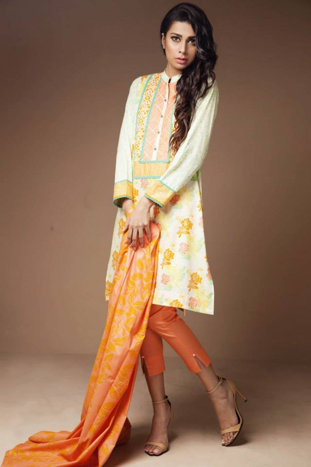 Satrangi By Bonanza Latest Cambric Collection Ready To wear Dresses for Ladies 2014-2015 (10)