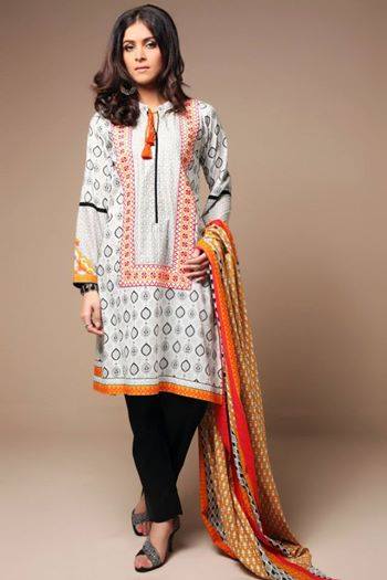 Satrangi By Bonanza Latest Cambric Collection Ready To wear Dresses for Ladies 2014-2015 (3)