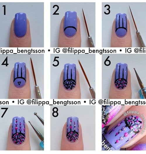 Simple & Easy Step by Step Nail Arts Tutorial with Pictures for Beginners (13)