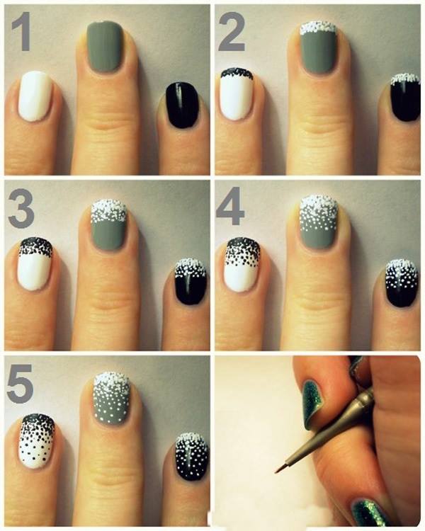 Simple & Easy Step by Step Nail Arts Tutorial with Pictures for Beginners