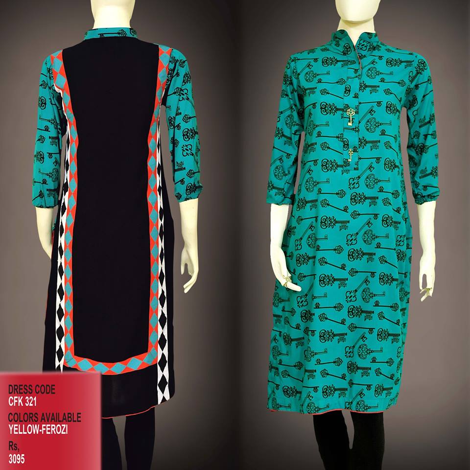 Latest Women Trendy & Stylish Kurta designs by Change Kurta Collection 2015-2016 (1)