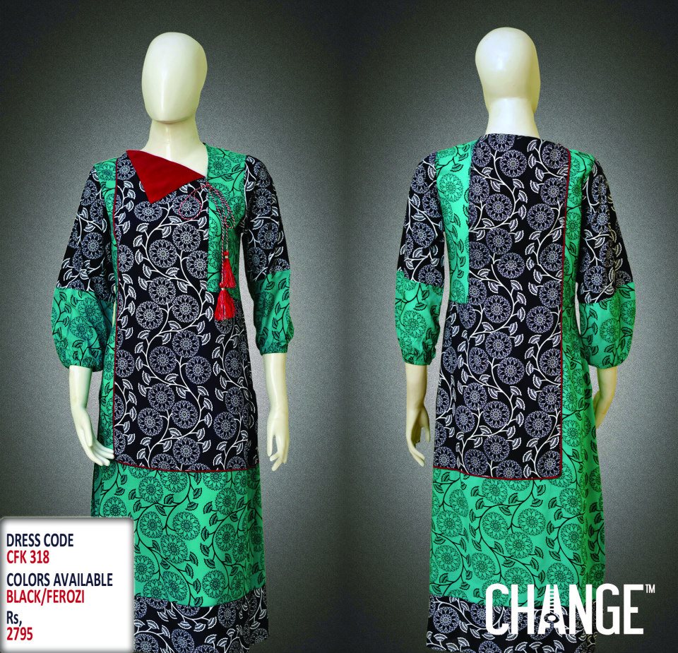 Latest Women Trendy & Stylish Kurta designs by Change Kurta Collection 2015-2016 (15)