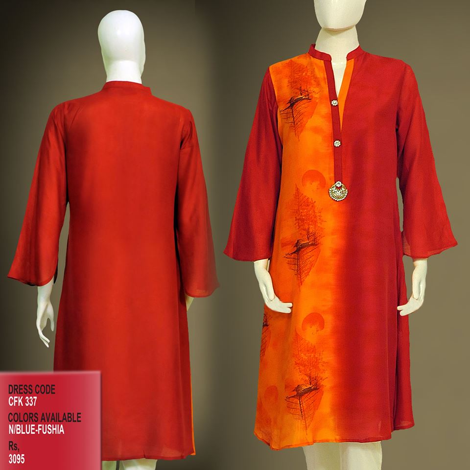 Latest Women Trendy & Stylish Kurta designs by Change Kurta Collection 2015-2016 (33)